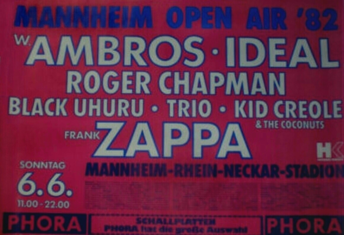 06/06/1982Rhein Neckar Stadion, Mannheim, Germany